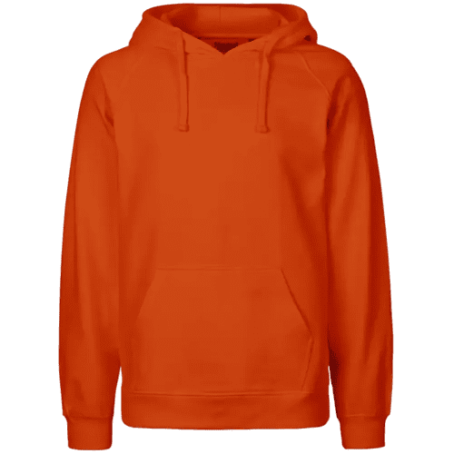 Custom Mens Neutral Fairtrade Organic Hoodie in Orange from Total Merchandise