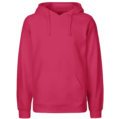 Branded Mens Neutral Fairtrade Organic Hoodie in Pink from Total Merchandise