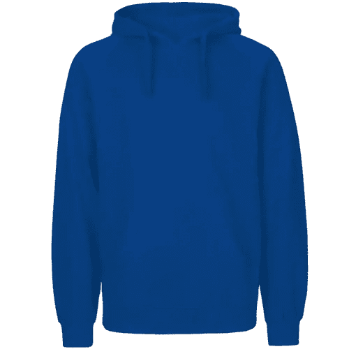 Customisable Mens Neutral Fairtrade Organic Hoodie in Royal Blue from Total Merchandise