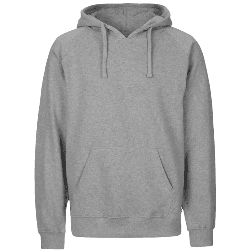 Custom Mens Neutral Fairtrade Organic Hoodie in Sport Grey from Total Merchandise