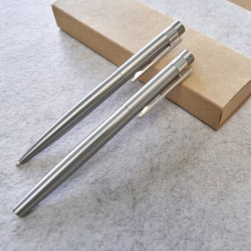 Recycled Stainless Steel Pen Sets