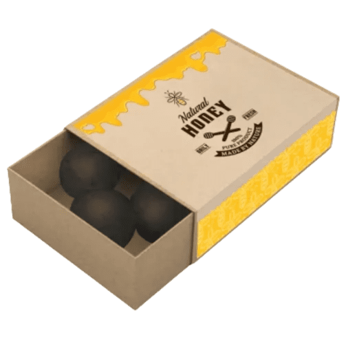Logo Branded Seed Ball Matchboxes in Brown printed with your company logo from Total Merchandise