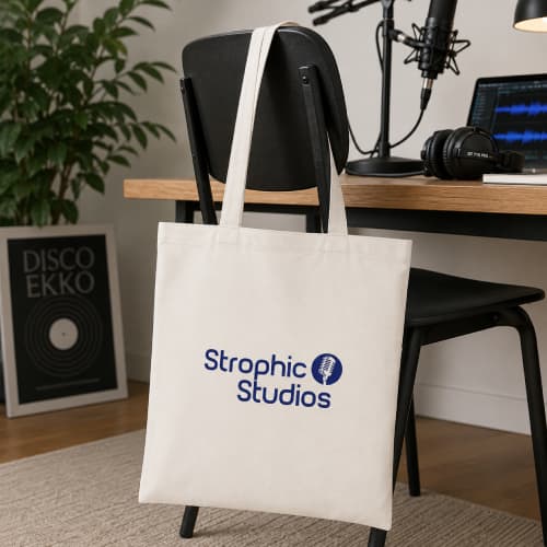 Lifestyle image of the Paris Cotton Tote Bag by Total Merchandise