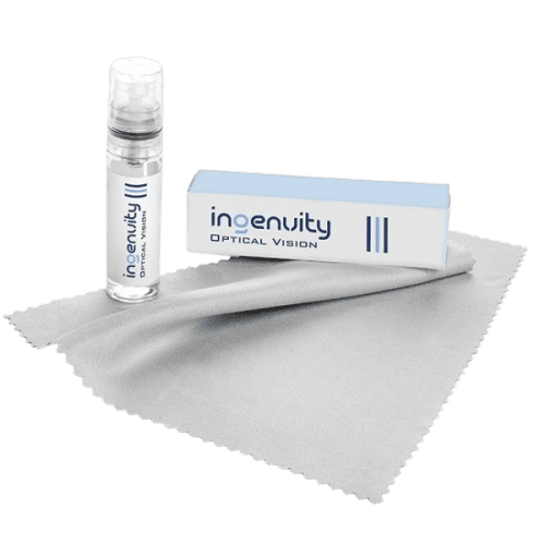 Customisable 2 Piece Glasses and Screen Cleaning Kit in White printed with your company logo