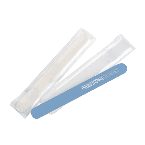 Promotional White Foam Backed Emery Board with a design from Total Merchandise
