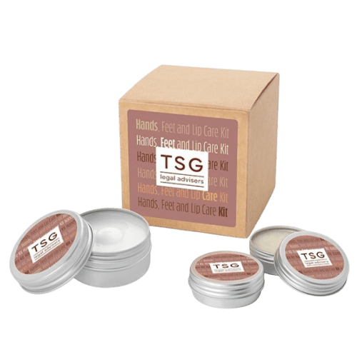 Promotional Wellbeing Essentials Kit Gift Box branded with your logo from Total Merchandise