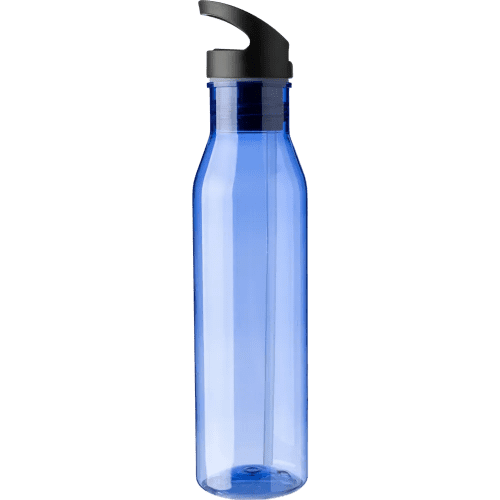 Logo Branded 730ml Rpet Water Bottle with Drinking Spout in Cobalt Blue from Total Merchandise