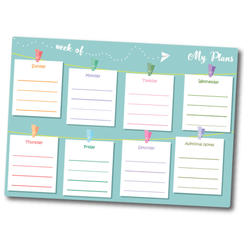 A4 Flexible Fridge Magnet in White