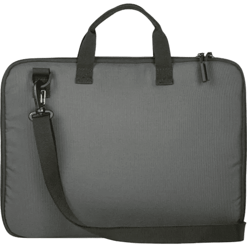 The back of the Westerham Recycled Laptop Bag from Total Merchandise