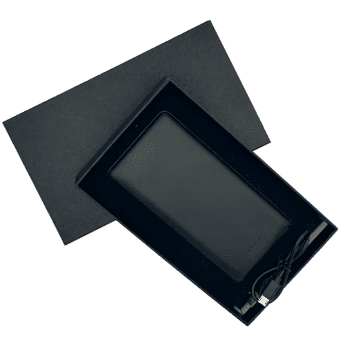 10000 mAh Powerbank with Built-In Cables