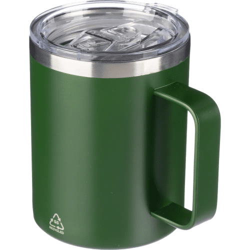 Promotional 300ml Stainless Steel Double Walled Travel Mug in Green from Total Merchandise