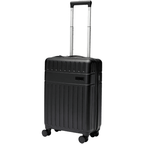 Promotional Rover 20" GRS Recycled 40L Cabin Trolley in Black branded with your company logo