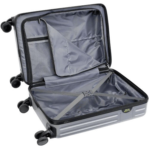 Logo Branded Rover 20" GRS Recycled 40L Cabin Trolley in Silver branded with your company logo