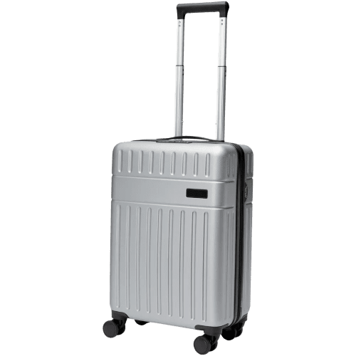 Customisable Rover 20" GRS Recycled 40L Cabin Trolley in Silver branded with your company logo