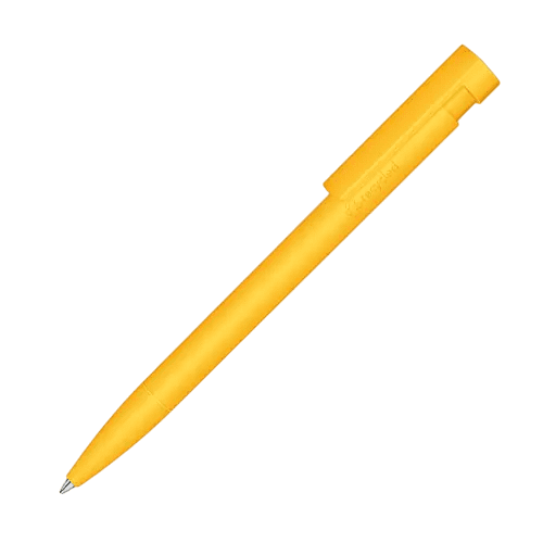 Liberty Matt Recycled Ballpen in Yellow 7408
