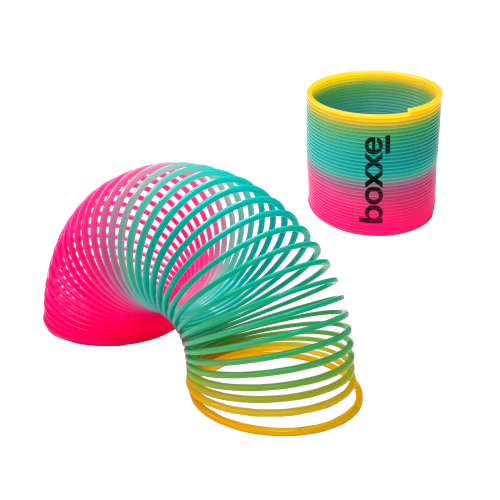 Plastic Slinky in Multicolour