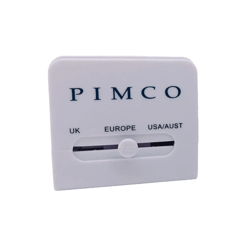 Promotional Jet Setter Travel Adaptor in White printed with your logo from Total Merchandise