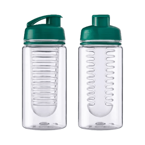 500ml Tritan Aqua Infuse Bottle in Clear/Dark Green