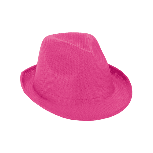 Custom Branded Trilby Style Hat with Printed Ribbon printed with your logo from Total Merchandise