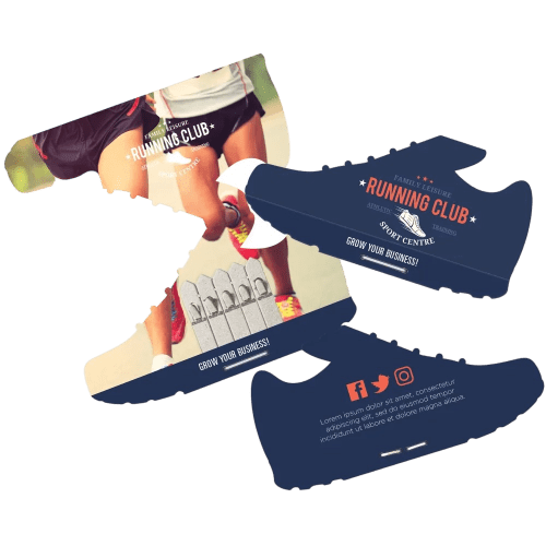 Full colour printed Promotional Shoe Shaped Seedsticks designed by Total Merchandise