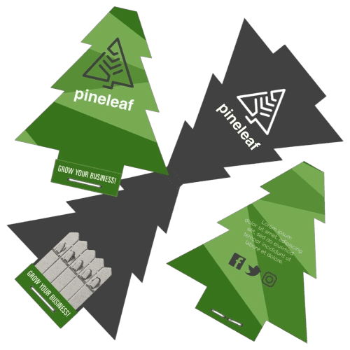 Designed by Total Merchandise with full colour Branded Tree Shaped Seedsticks