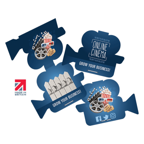 Full colour printed Promotional Video Camera Shaped Seedsticks by Total Merchandise
