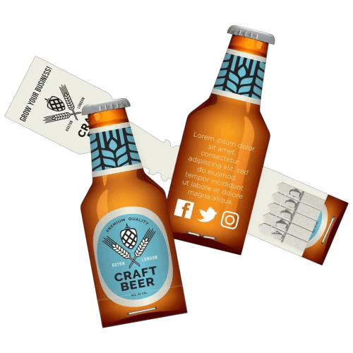 Branded Bottle Seedsticks witha full colour design by Total Merchandise