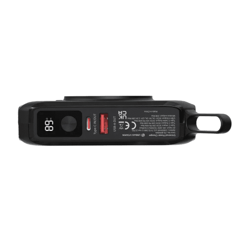 Logo Branded Urban Vitamin Oxnard 5-in-1 65W Universal Charger in Black from Total Merchandise