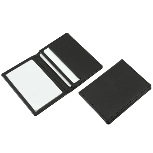 Customisable Recycled PET Oyster Card Wallet in Black with your logo from Total Merchandise