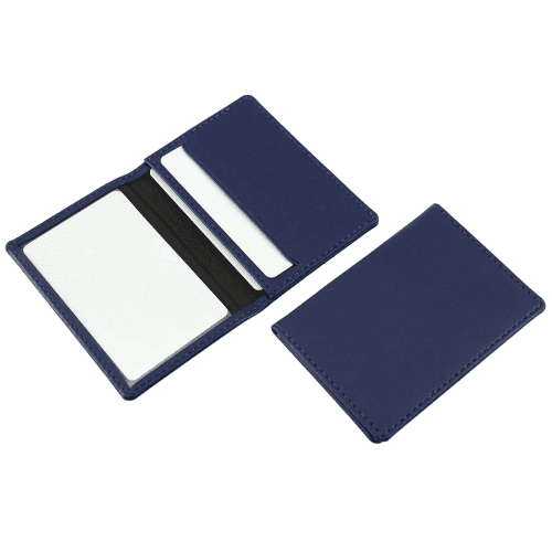 Promotional Recycled PET Oyster Card Wallet in Navy Blue with your logo from Total Merchandise