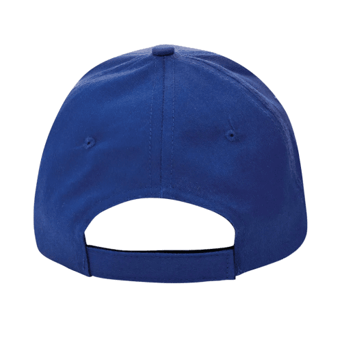 Custom Printed Impact 6 Panel Recycled Cotton Cap with AWARE™ Tracer in Blue from Total Merchandise