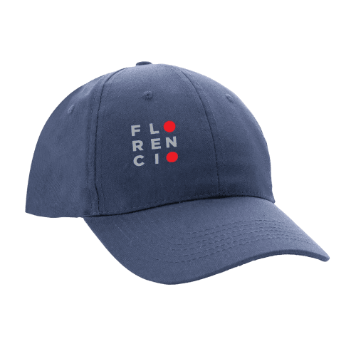 Personalisable Impact 6 Panel Recycled Cotton Cap with AWARE™ Tracer in Navy from Total Merchandise