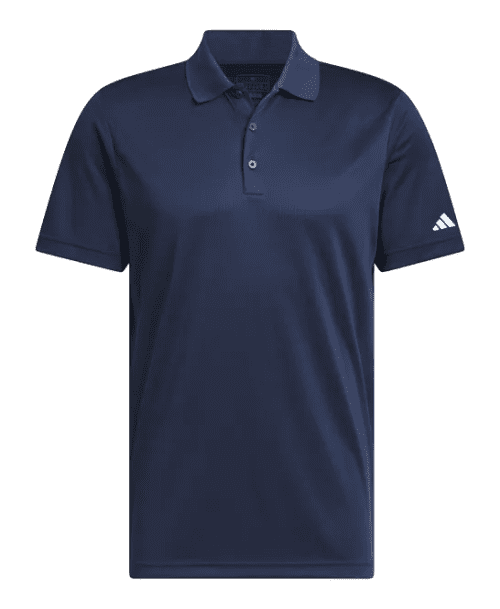 Promotional Adidas Performance Polo in Collegiate Navy with a design from Total Merchandise