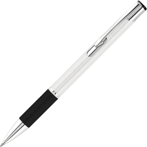 Promotional Electra Grip GRS Recycled Aluminium Ballpen in Black from Total Merchandise
