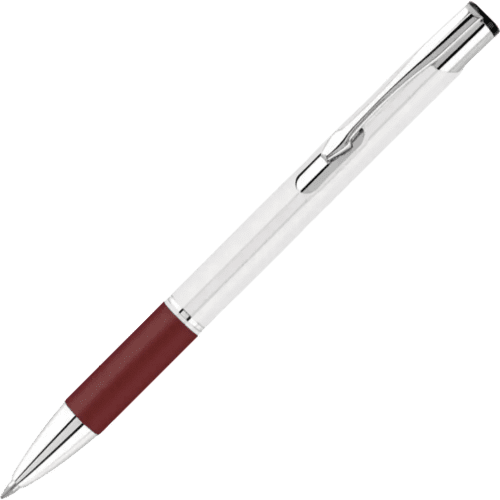 Custom Branded Electra Grip GRS Recycled Aluminium Ballpen in Red from Total Merchandise