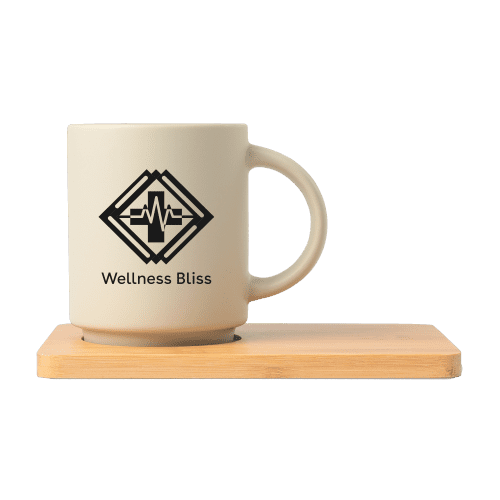 Mug & Bamboo Board Set