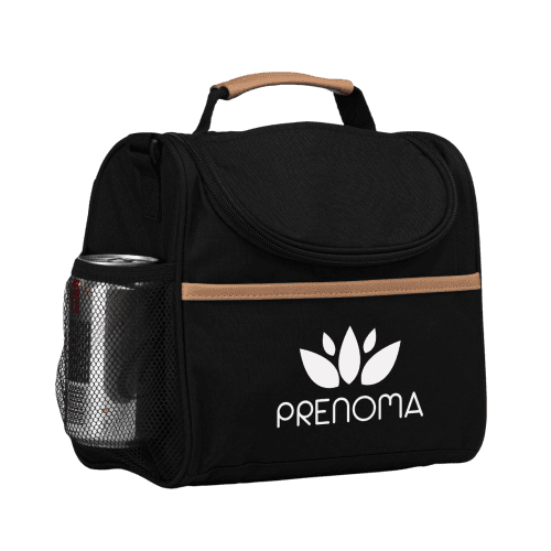 Custom Branded rPET Cooler Bags in Black printed with your logo from Total Merchandise