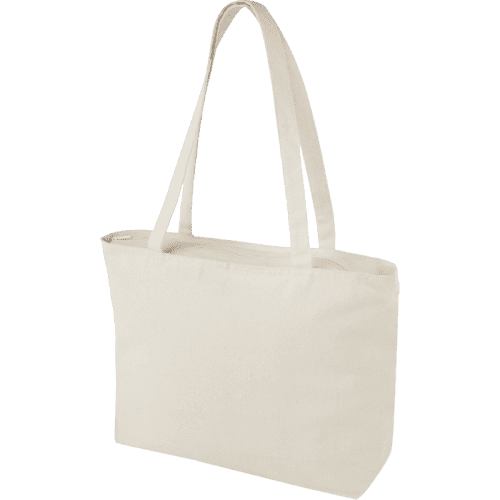 Heavyweight Zippered Cotton Tote Bags