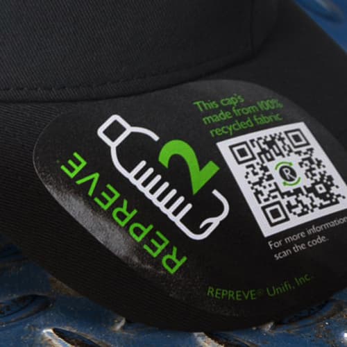 Logo branded Eco Sports Mesh Cap with a design from Total Merchandise