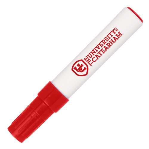 Custom Branded Whiteboard Markers in Red printed with your logo from Total Merchandise
