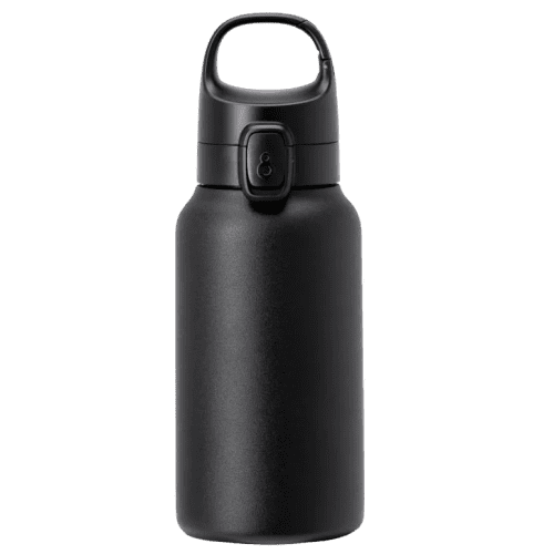 Custom Branded Piccola Insulated Stainless Steel Bottle in Black from Total Merchandise