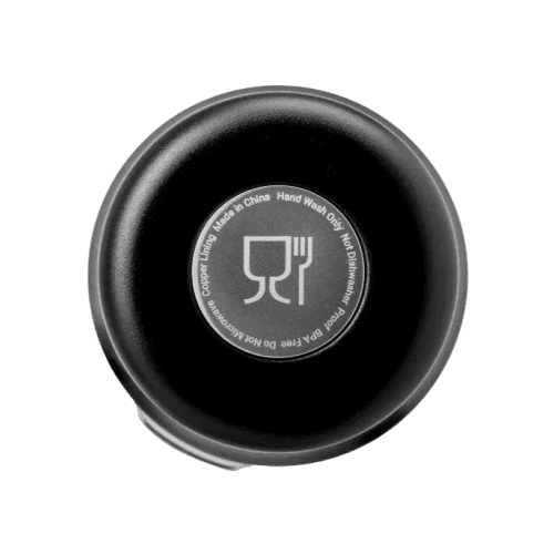 Customised Kivu 500ml Recycled Insulated Cup in Black printed with your logo from Total Merchandise