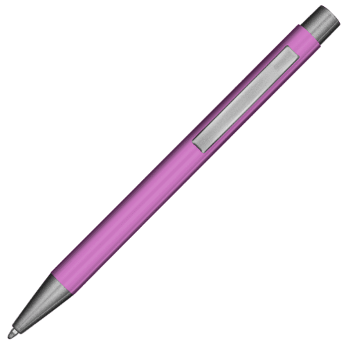 Promotional GRS Ergo Soft Feel Ballpen in Pink branded with your logo from Total Merchandise
