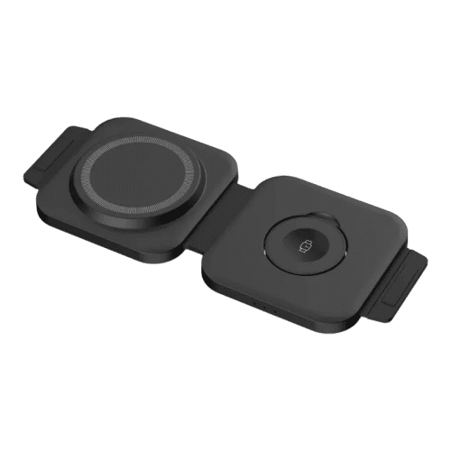 Custom Branded Noir Duo Wireless Charger in Black personalised with your logo from Total Merchandise