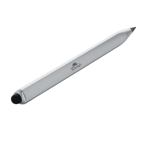 Customisable RCS Recycled Aluminium Infinity Multitasking Pen in Silver from Total Merchandise