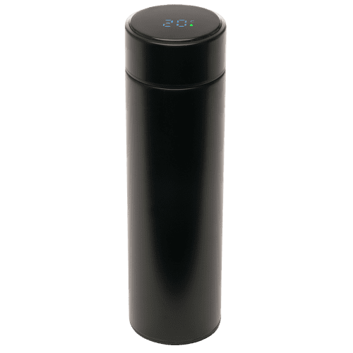 Promotional Templid 450ml Metal Bottles in Black customised with your logo from Total Merchandise