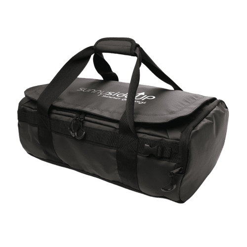 Promotional Large Multi-Flex Duffle Bags in Black branded with your logo from Total Merchandise