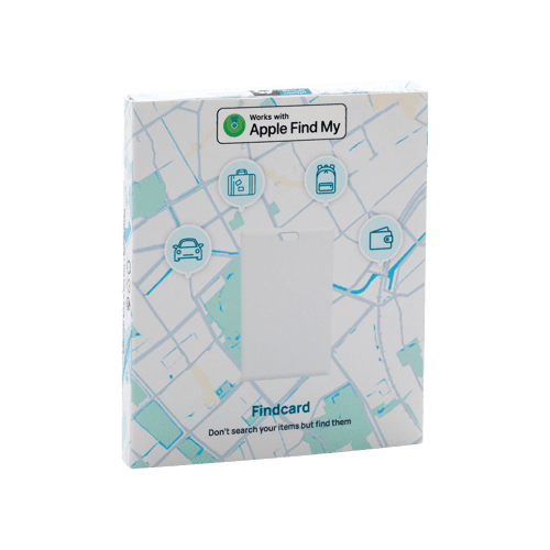 Lifestyle image of the Recycled Plastic Finder Card from Total Merchandise