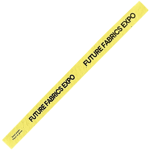 Plantable Seed Wristband in Yellow