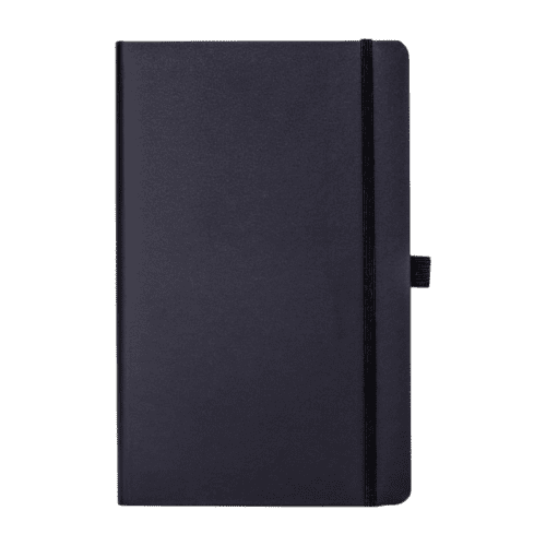 Matra Medium Notebook with Graph Paper in Black branded with your logo from Total Merchandise